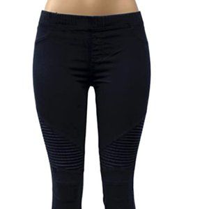 NEW Beulah Women's Ankle Zip Moto Pant